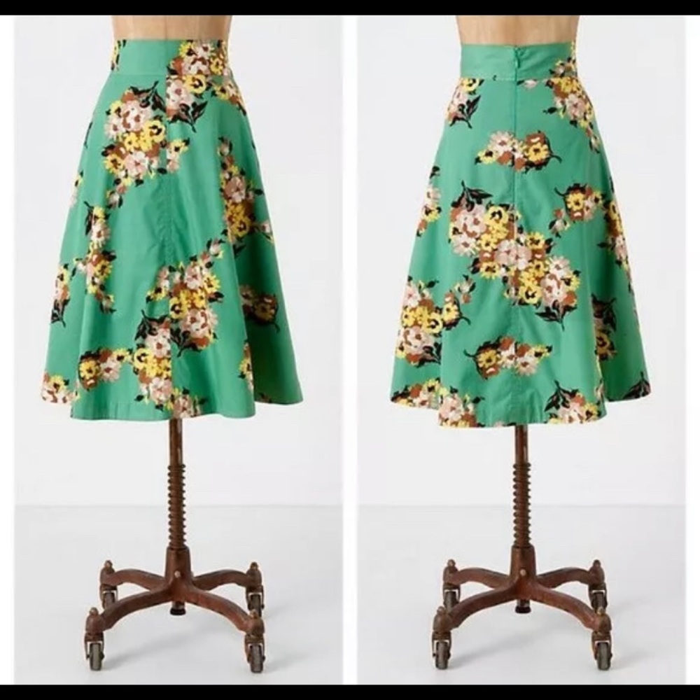 ANTHROPOLOGIE PLENTY DECADE-BY DECADE SKIRT